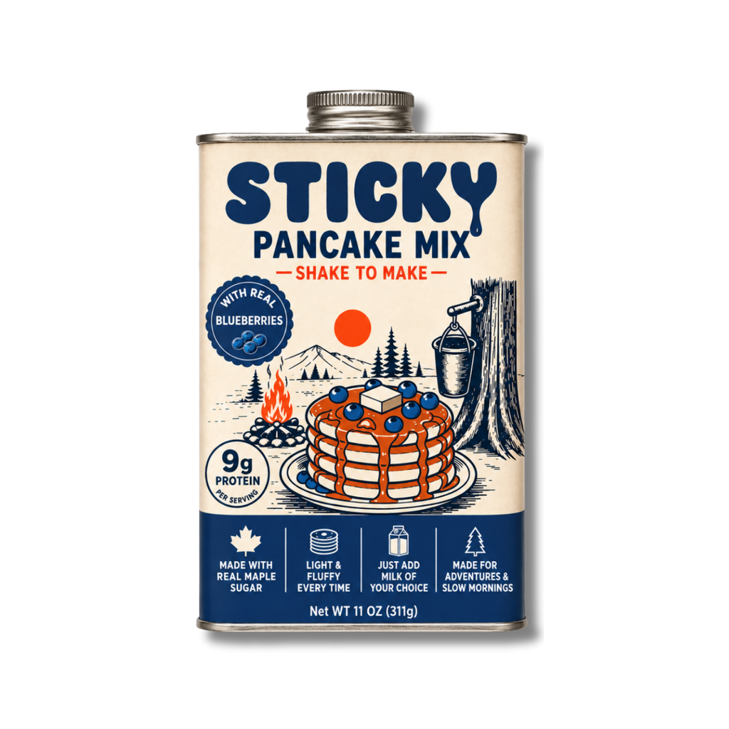 Sticky Blueberry Pancake Mix