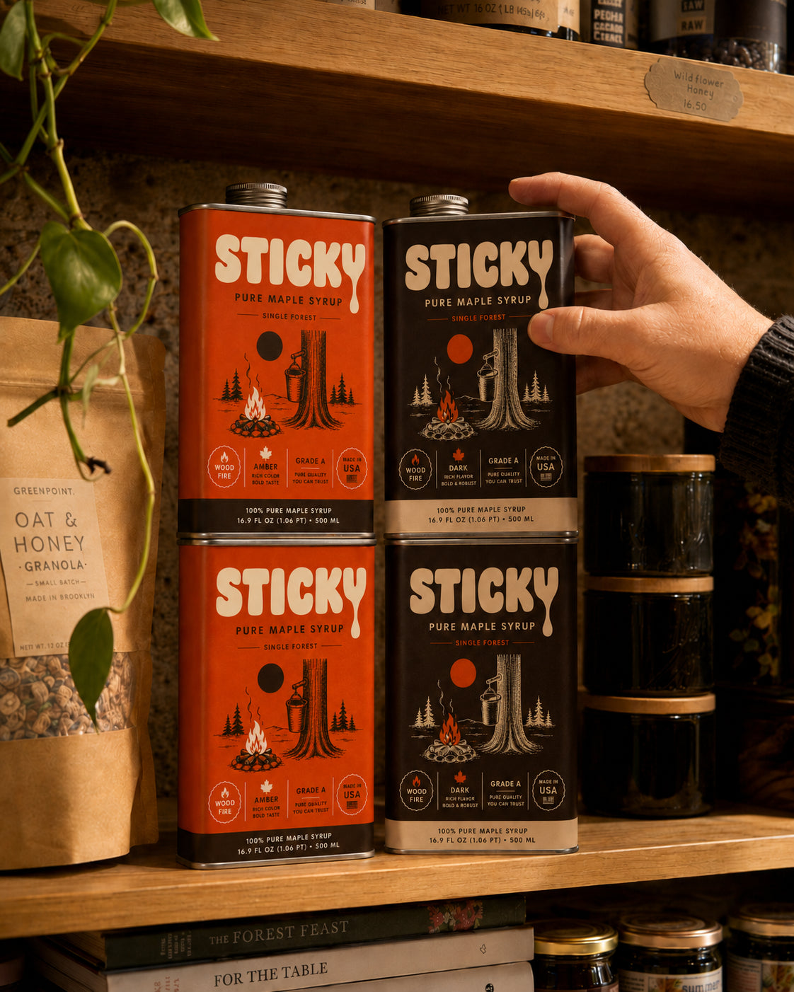 Sticky on the shelf